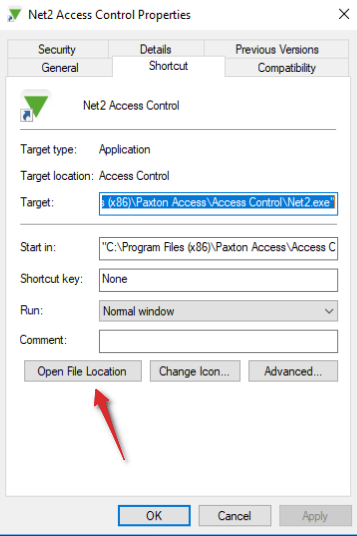 Click Open File Location