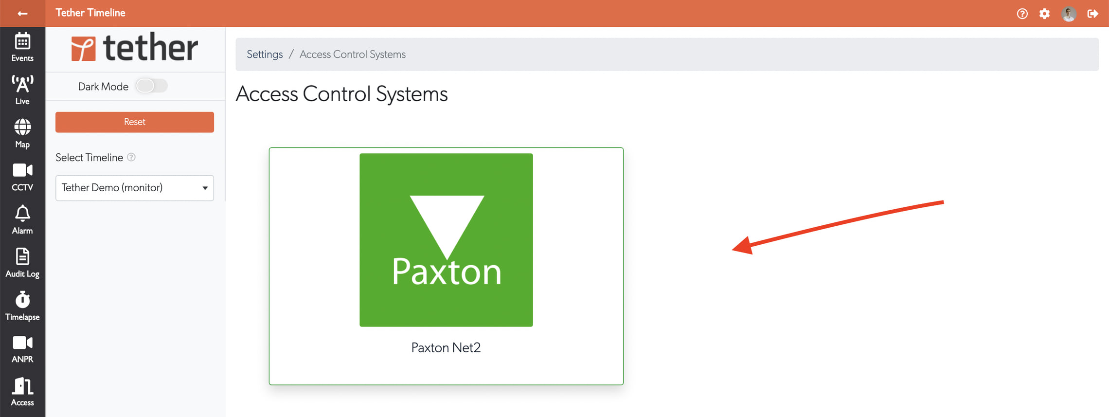 Select Paxton Net2